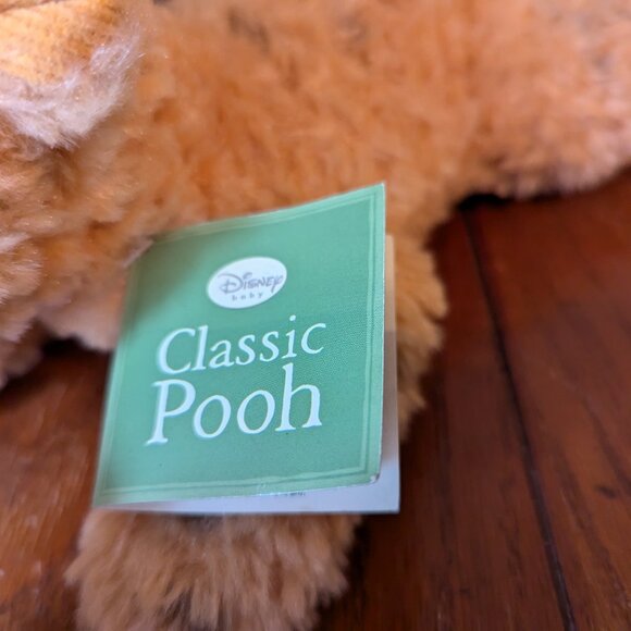 Classic Pooh 14-in. Tigger Plushie Disney Light Orange Embroidered Eyes NWT - Picture 4 of 7